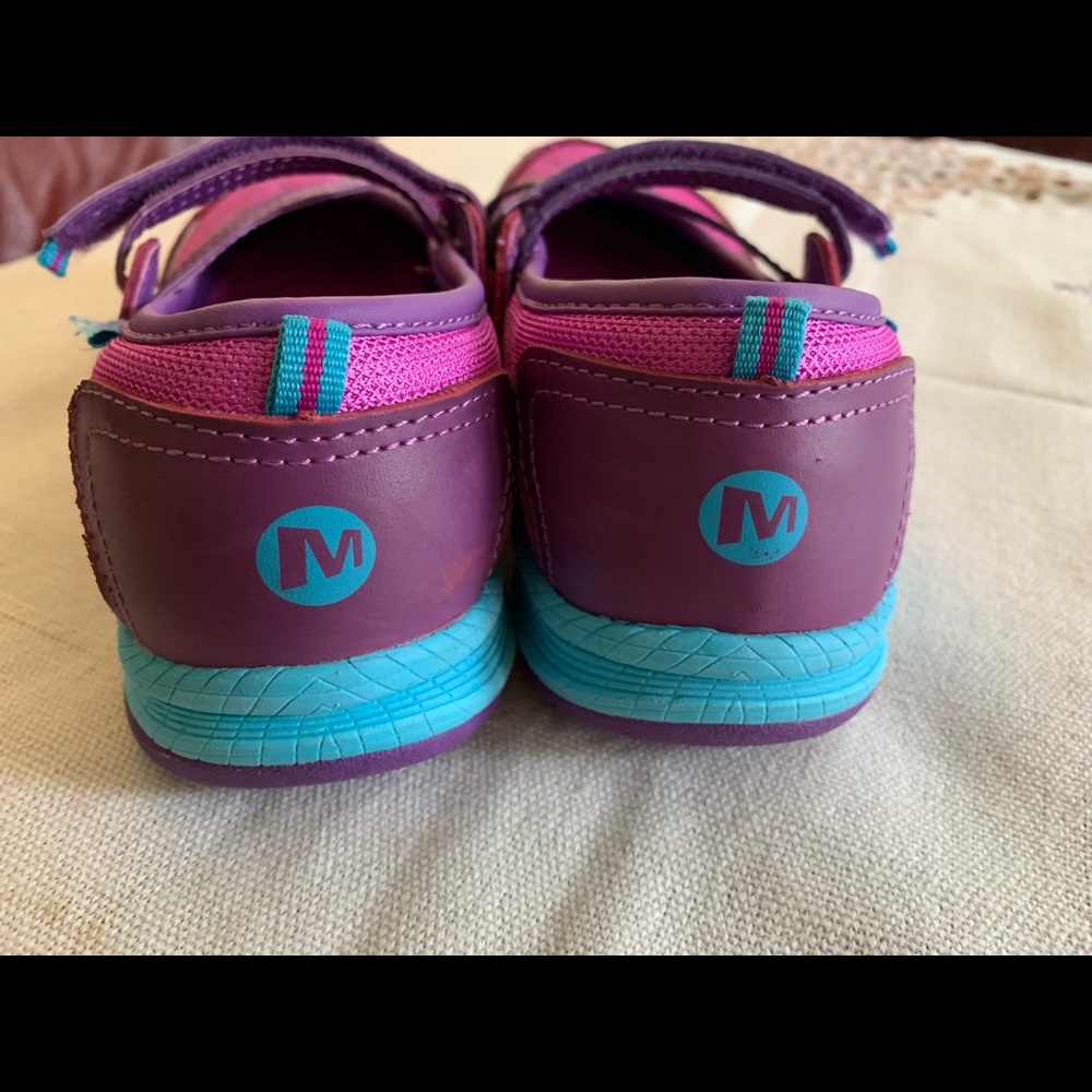 Girls pink Merrell shoes, size 5 (36) VGUC - Picture 3 of 6